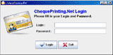 ChequePrintng.Net User Login